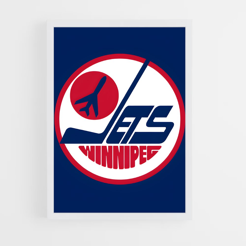 Poster Vortex des Jets – affiche Hockey sur glace (vue 3)